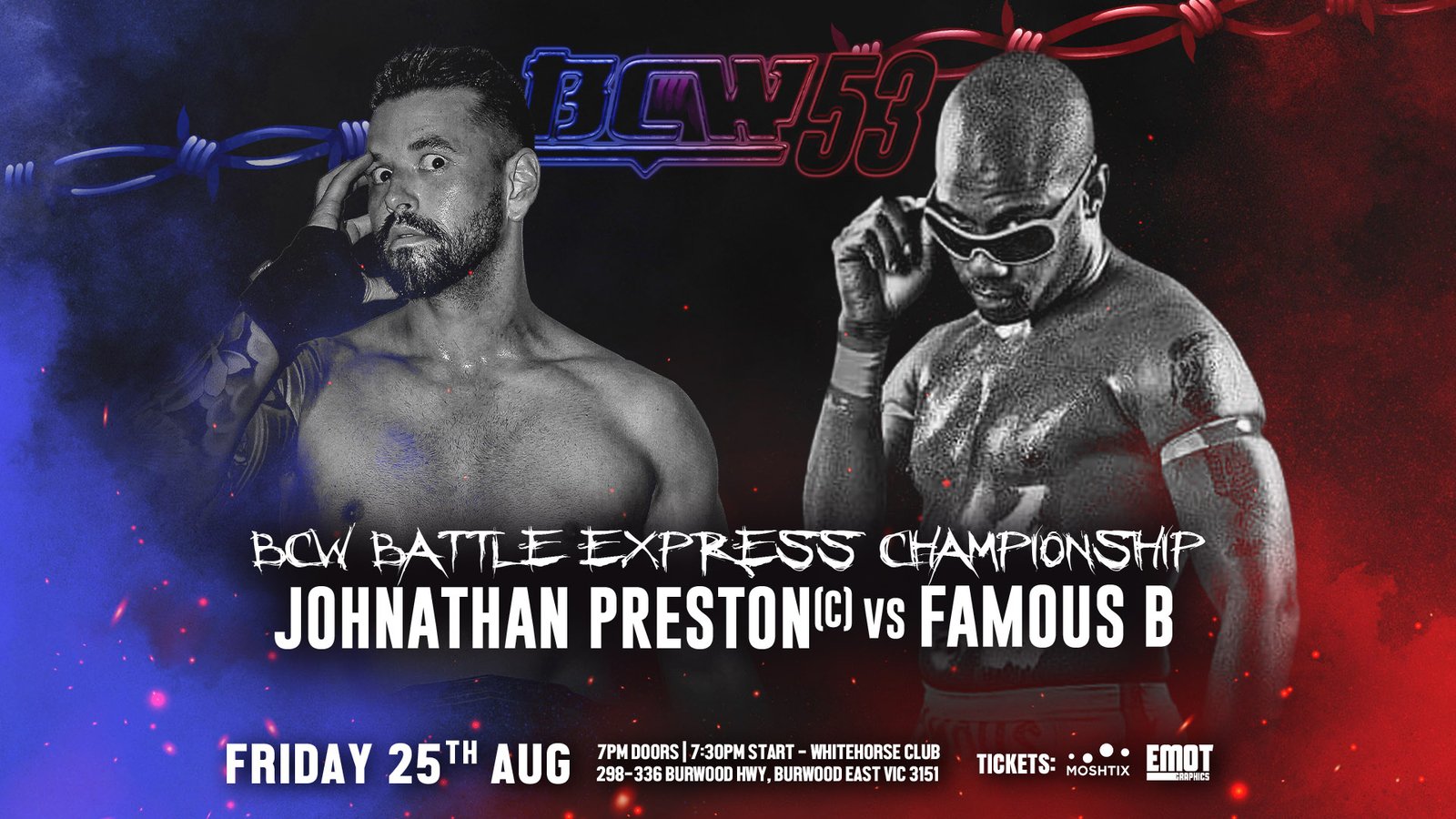 FAMOUS B looking for a Famous Victory – Battle Championship Wrestling